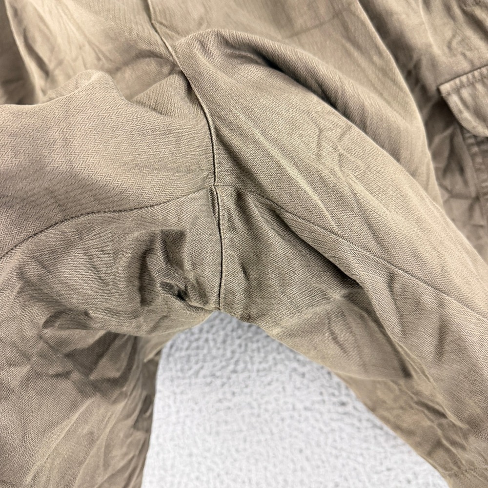 Tommy Bahama Herringbone Cargo Shorts Mens 35 Brown‎ Pleated Utility Outdoor - Picture 5 of 13